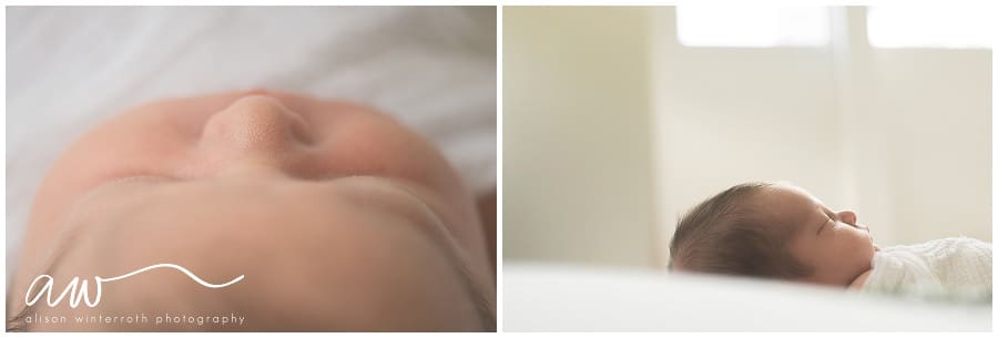 Newborn photographer photographs a couple from Odessa Fl's new baby.