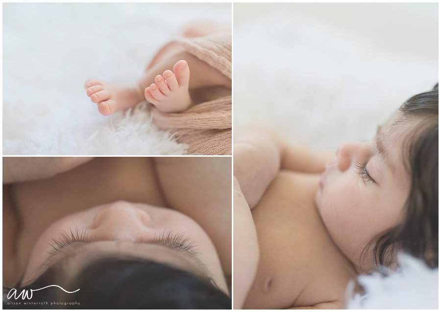 close up images of a newborn baby