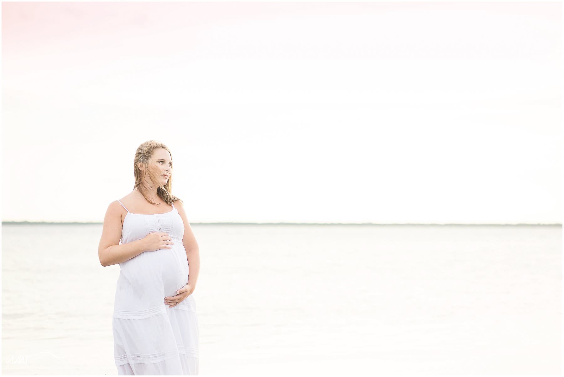 Beach maternity photographer in Tampa Fl