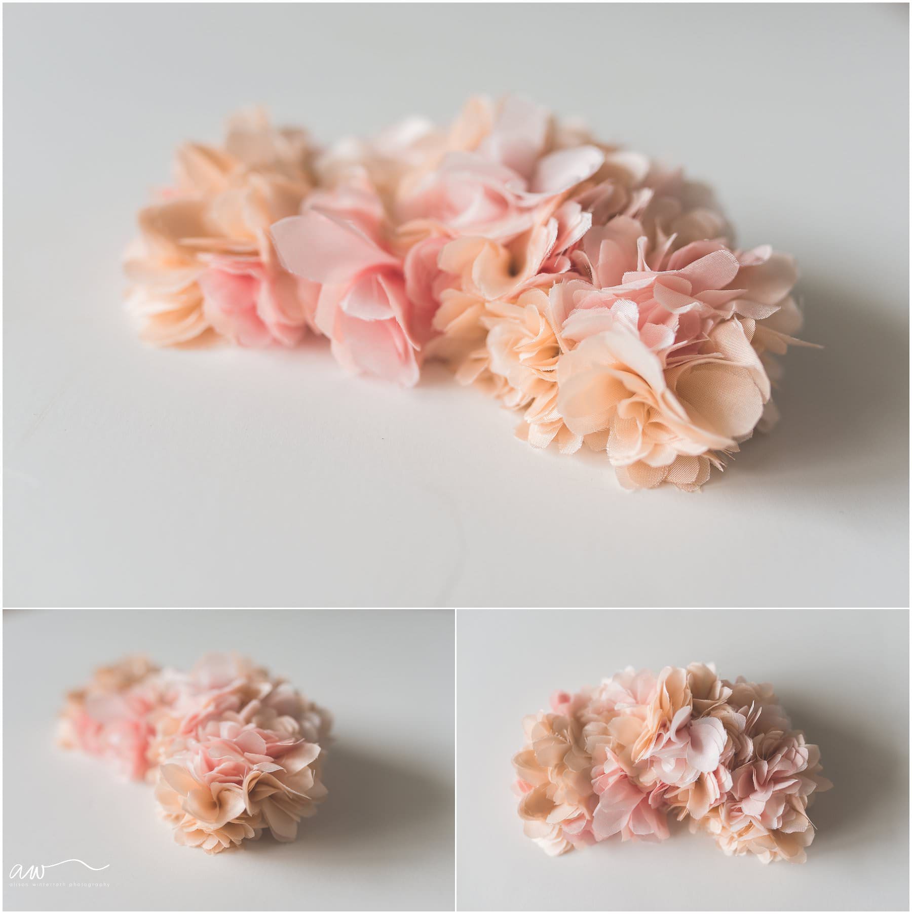 romantic hair clip for a maternity session in Tampa Fl with Alison Winterroth Photography