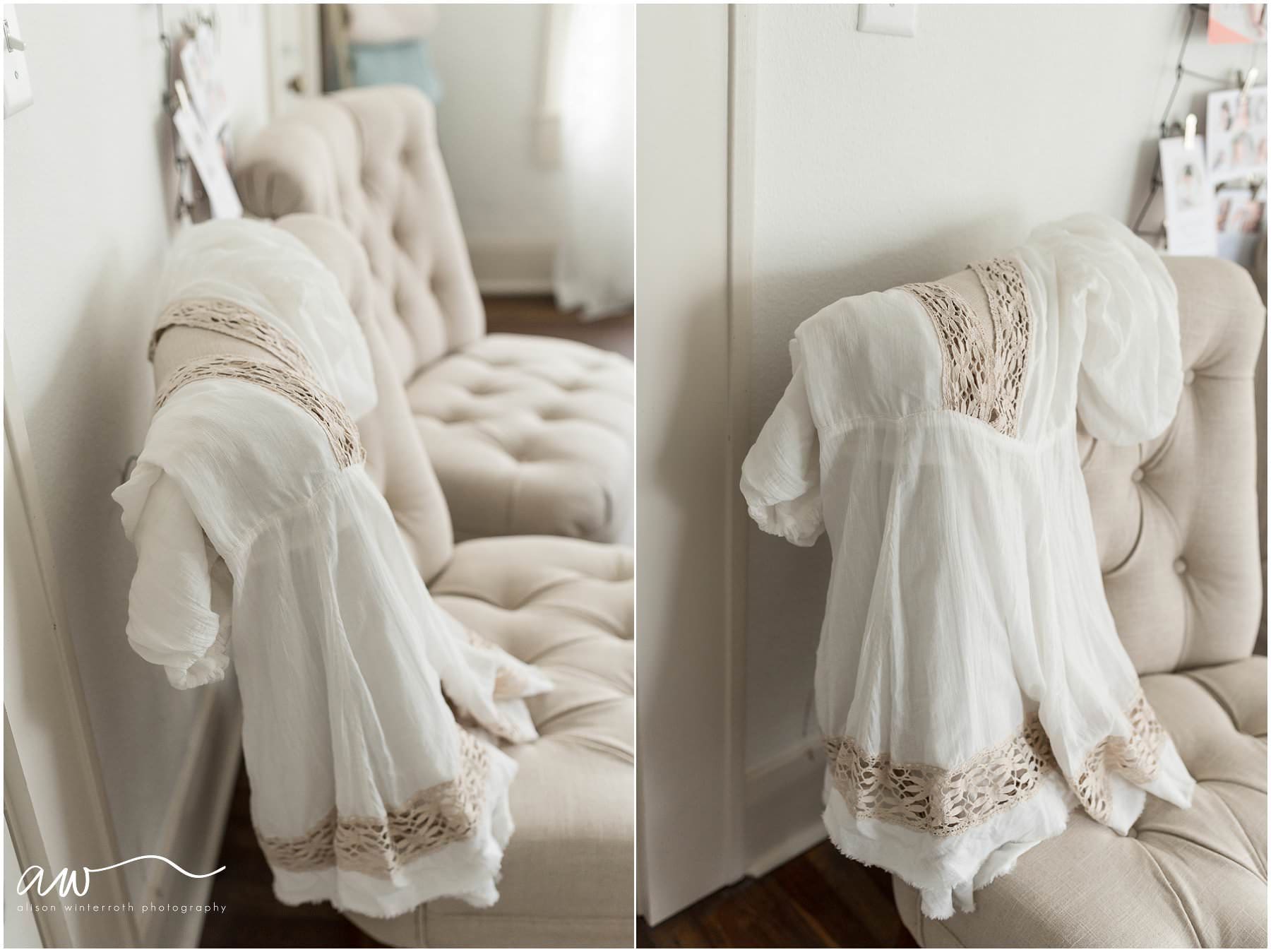 clothing used for sessions in a maternity session