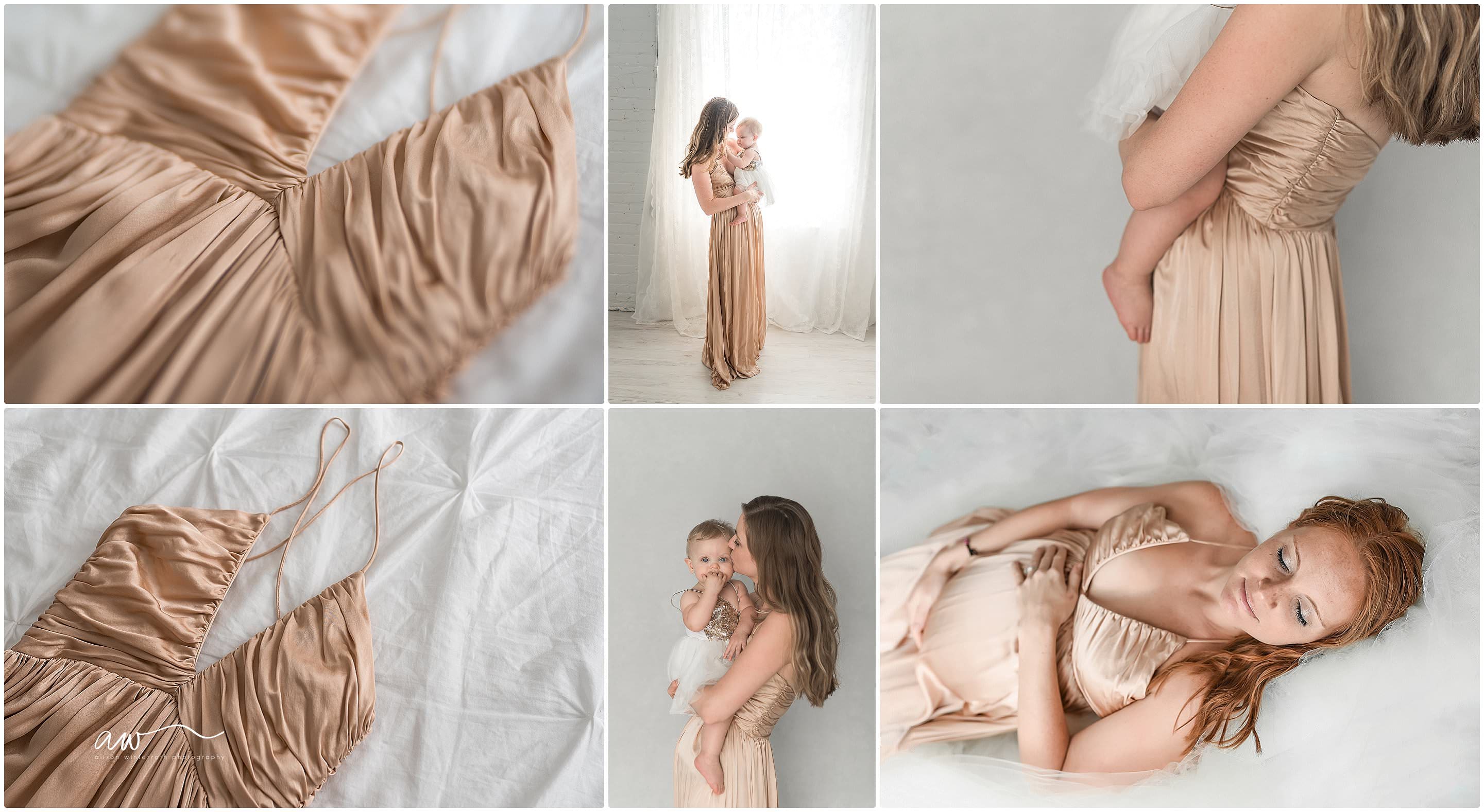 beautiful dress for portrait sessions at a Tampa photography studio
