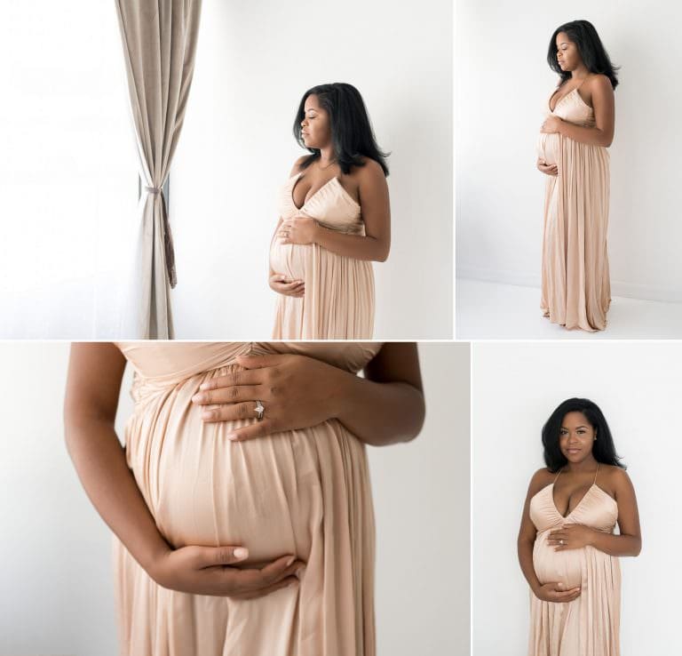 Clean And Simple Maternity Portraits In The Lutz Area