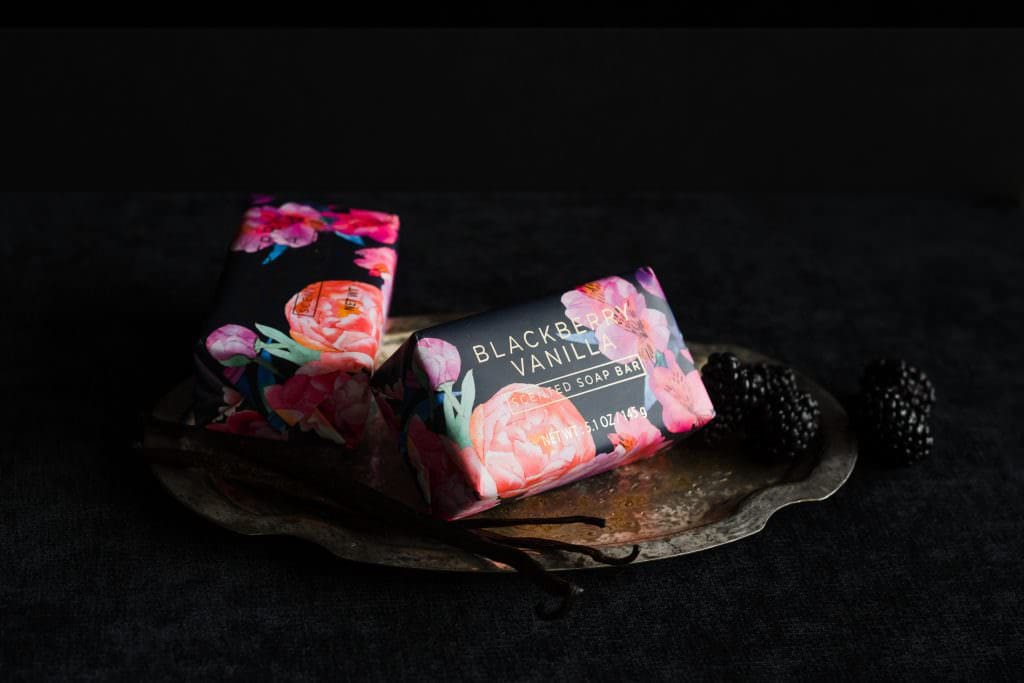 blackberry soap in a tampa commercial shoot