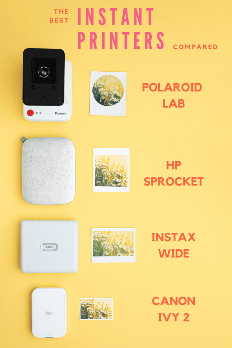 comparison of four instant printers
