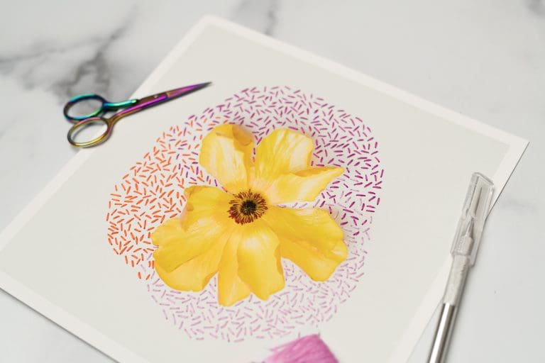 Learning to embroider on photos to make custom works of art