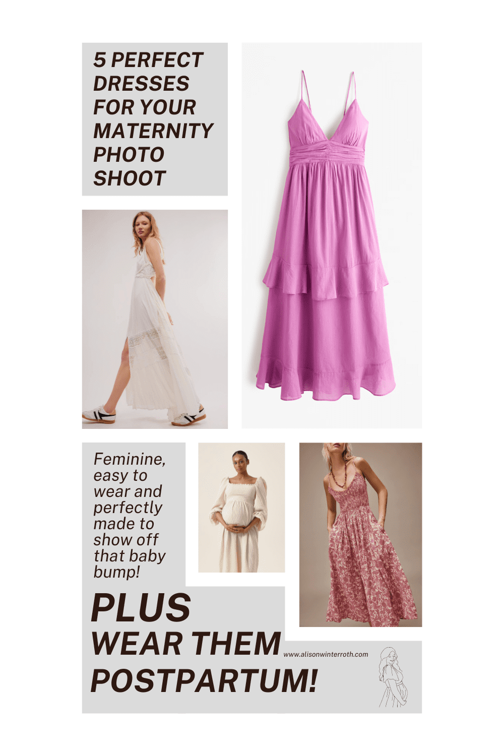 Five dresses that would look good in a photoshoot